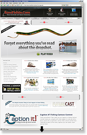 Front Page of BassFishin.Com