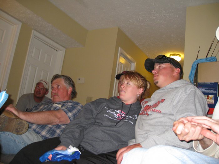 Kevin, Jeff (Kingfish), Britney, and Kory (Carolina Rig).