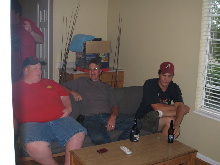Adam (BassinBandit), Jack (JB), and Billy (WTL) swapping stories.